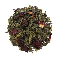 Зелений чай "Полуниця з вершками" Зелений чай "Полуниця з вершками"